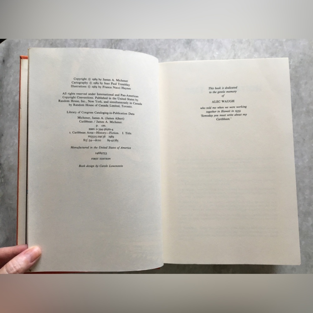 Caribbean Vintage Book | James A. Michener | Random House - Picture 5 of 16